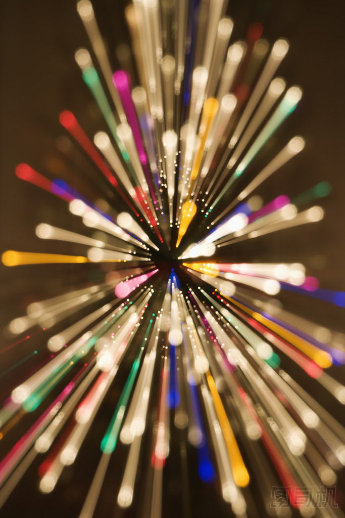 徑向模糊的燈.圖片