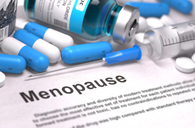 Diagnosis - Menopause. Medical Concept. 3D Render.