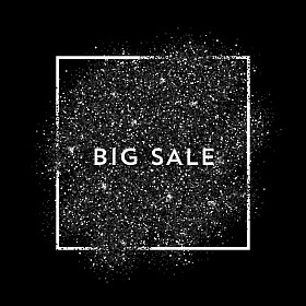 黑色粉尘与白色框架图片