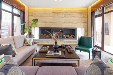 現(xiàn)代客廳的內(nèi)部