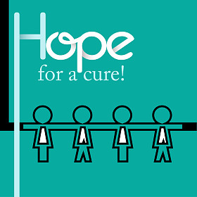 癌症的认识人类链横幅图片