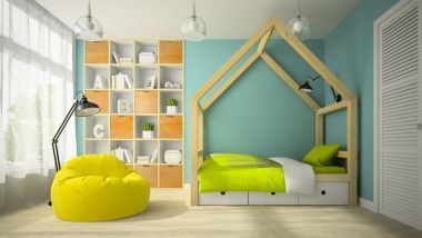 内部的现代设计原房 3d 渲染