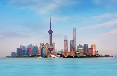 在一天，中國上海