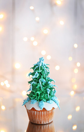 美味的圣诞蛋糕