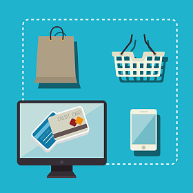 购物和数字营销图片