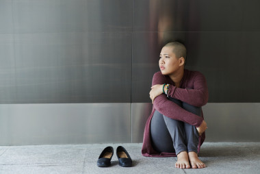 孤獨(dú)悲傷的女人