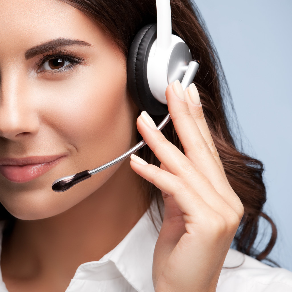 客服女电话工作人员灰色 客服女电话工作人员灰色