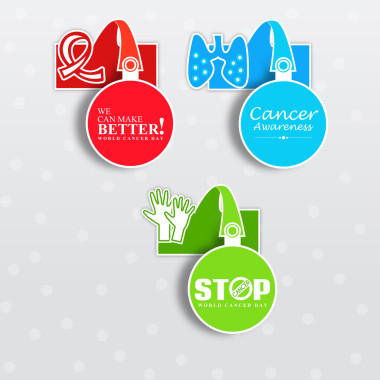 3 癌癥認(rèn)識(shí)首飾鏤空形狀與消息一套