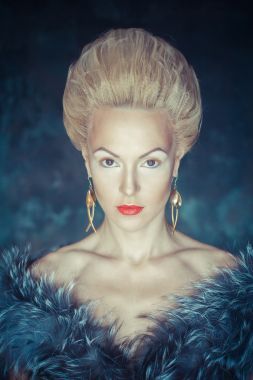 女人的时尚艺术肖像图片