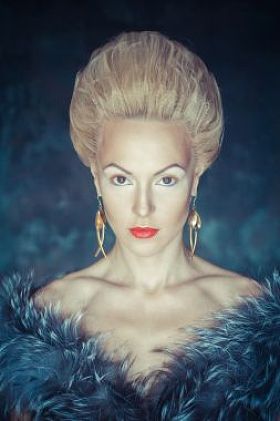 女人的时尚艺术肖像图片