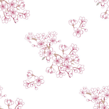 无缝模式樱花图片