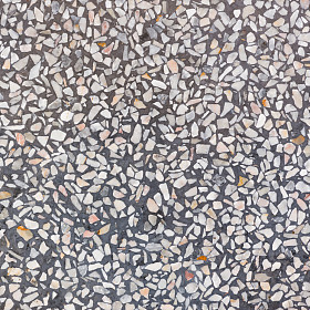 客家灰色水磨石地板图片