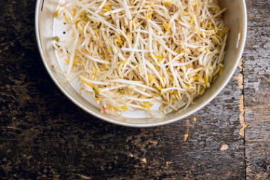 新鮮的豆芽圖片