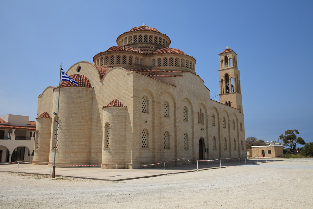 美丽沙兰德 Anargyroi 教堂帕福斯。塞浦路斯 美丽沙兰德 Anargyroi 教堂帕福斯。塞浦路斯