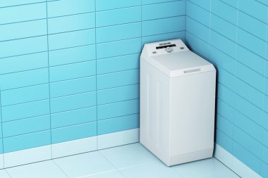 在浴室里洗机图片