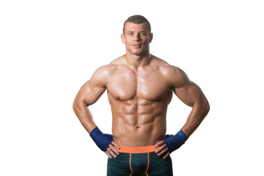 準備到白色背景上的戰(zhàn)斗