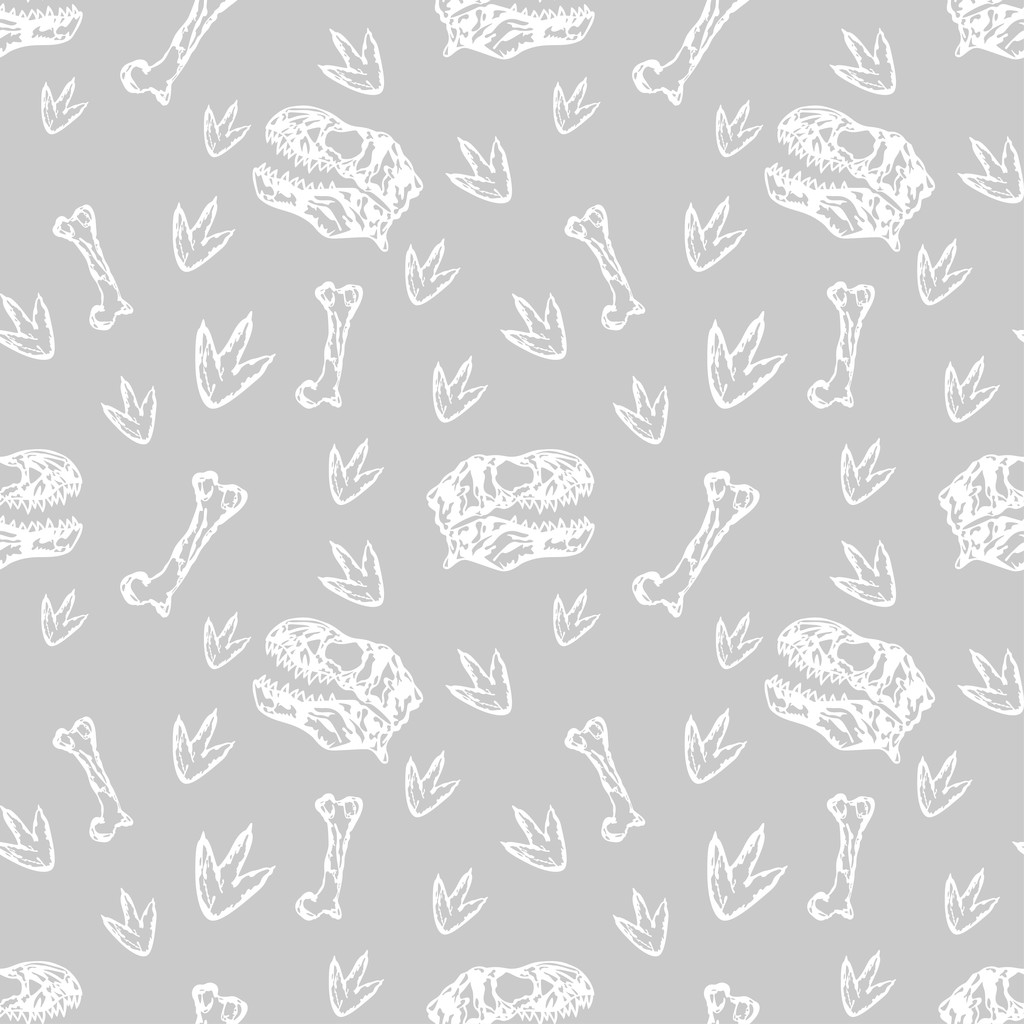 矢量单色恐龙模式图片