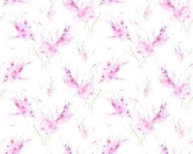 手繪制無縫花圖案