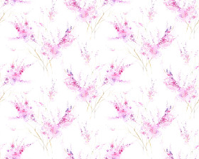 手绘制无缝花图案