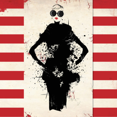 現(xiàn)代少女 grunge 背景