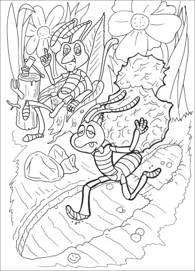 勤奮的螞蟻故事照片