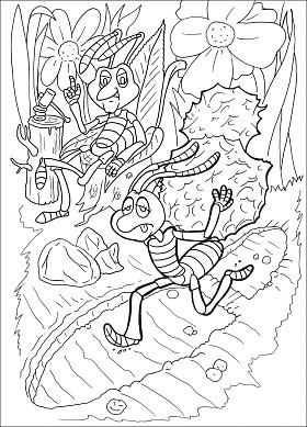 勤奋的蚂蚁故事照片