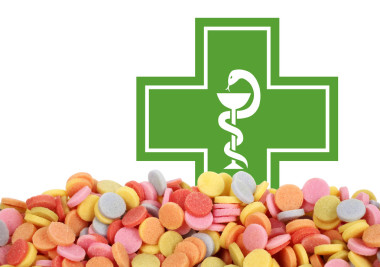 藥劑藥品片劑和藥房標志