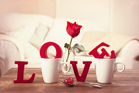 红色情书的情人节那天