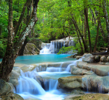Erawan Waterfall，Kanchanaburi，泰國