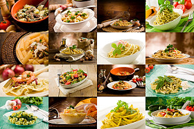 意大利面拼贴画图片