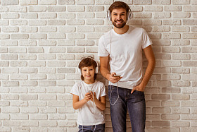 父亲和儿子图片