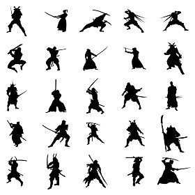 武士的战士剪影集