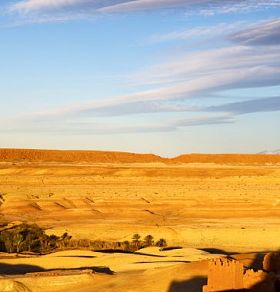 非洲山在摩洛哥老建筑和历史图片