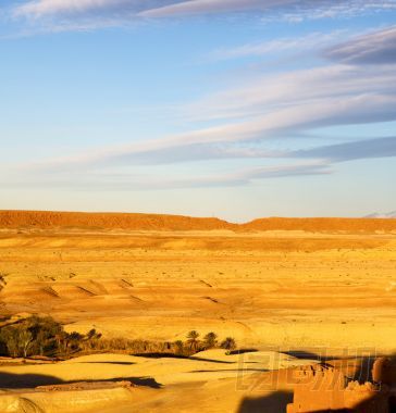 非洲山在摩洛哥老建筑和歷史圖片