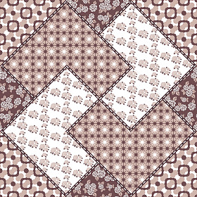 创造性的无缝拼接图案