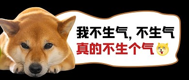 吸睛热点狗黑色简约公众号首图