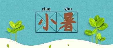 小暑24节气简约封面