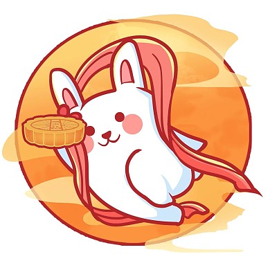 中秋搞怪飞仙玉兔