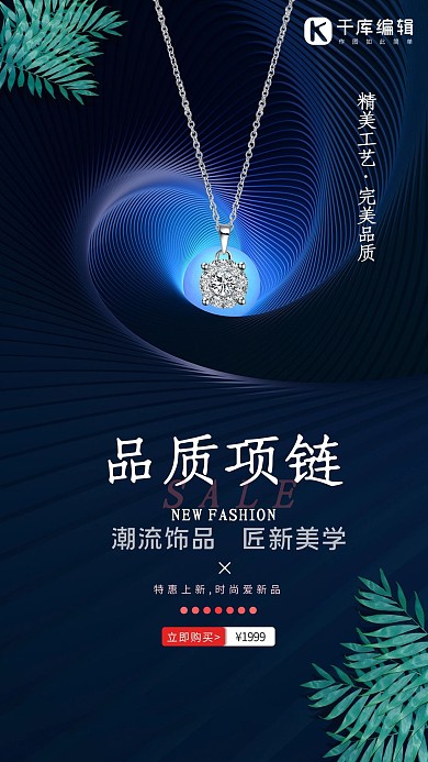 品质项链 海报
