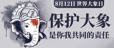保护大象是你我共同的责任公众号首图