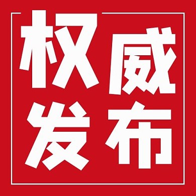 权威发布文字红色简约公众号次图