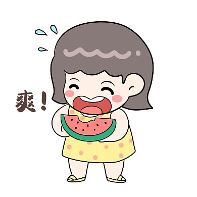 吃瓜女孩表情包