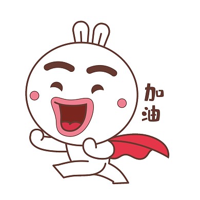 千库网官方IP库宝吉祥物胜利加油表情包