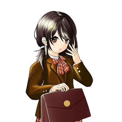 日系唯美校园女生二次元表情包