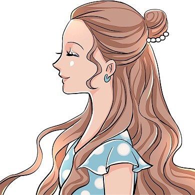 侧面头像二次元微信头像