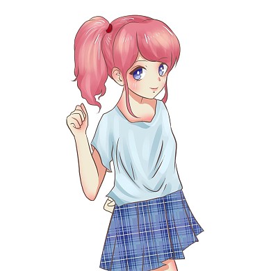 千库编辑原创二次元微信漫画人物头像