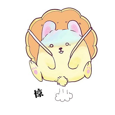 千库编辑原创中秋节月饼玉兔惊表情包