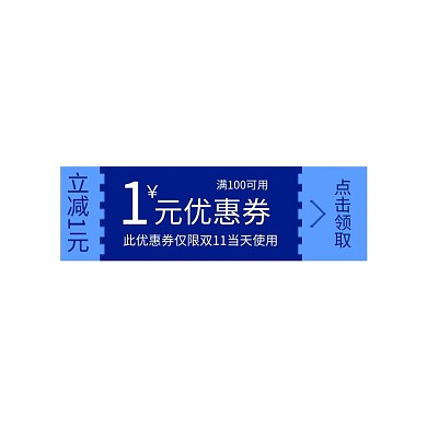简洁风格电商满减促销优惠券标签