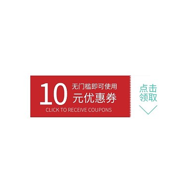 简洁风格电商满减促销优惠券标签