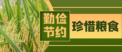 世界勤俭日摄影图绿色简约商务风公众号首图